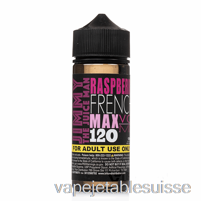 Vape Suisse Framboise Française - Jimmy The Juiceman - 120ml 6mg